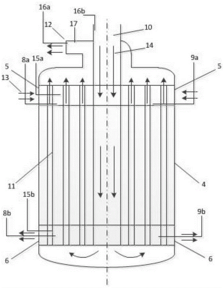 A flow measurement device and measurement method for a pool-type natural circulation reactor