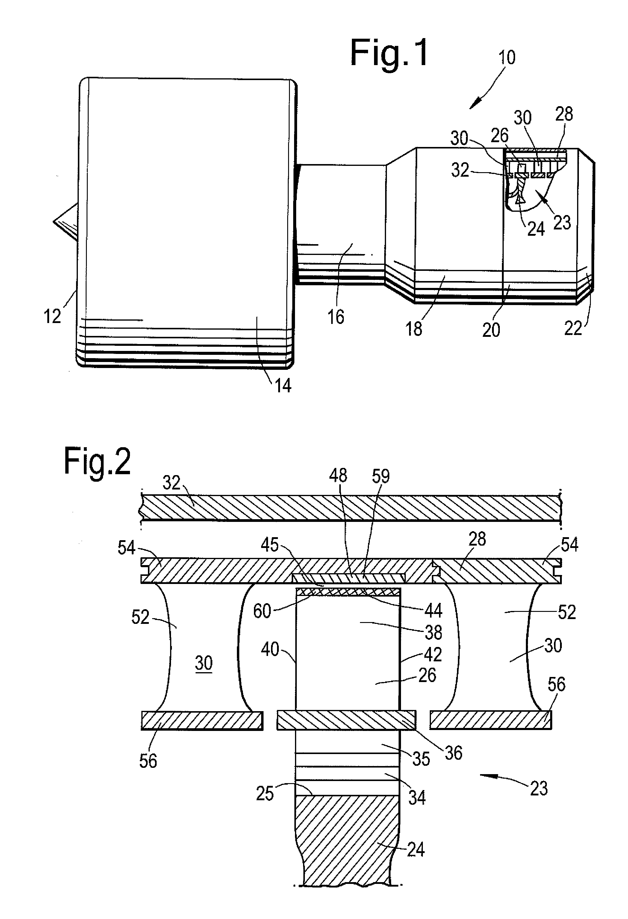 Component having an abrasive layer and a method of applying an abrasive layer on a component