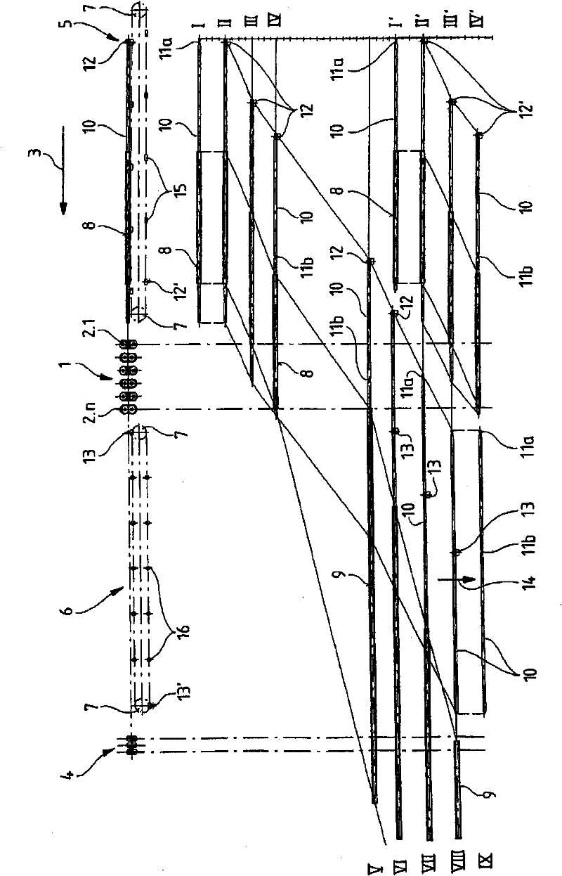 Method for producing a seamless steel pipe and rolling mill for performing the method