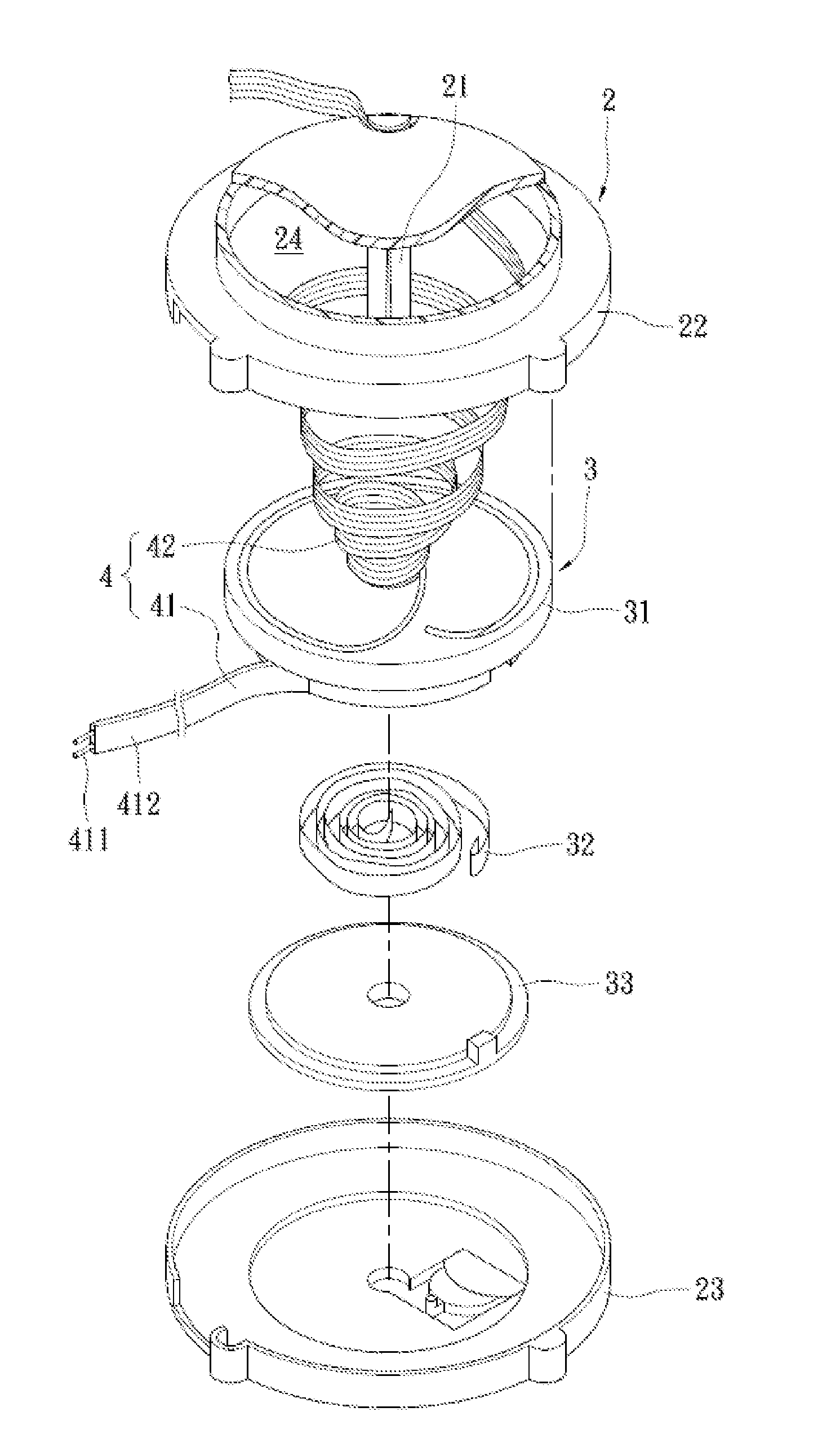 Wire reel structure