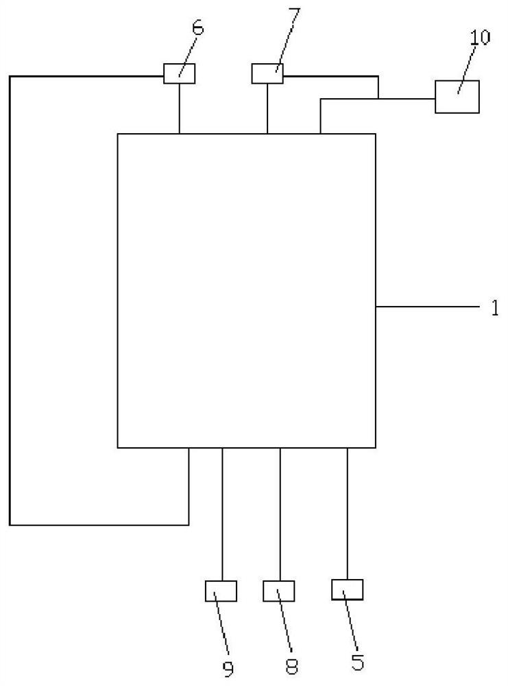 Regeneration equipment for adsorbing heavy metals in water by using complex resin and process thereof