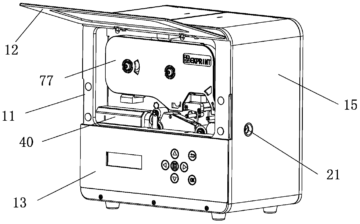 Method for automatically identifying print data for wire tube marking machine