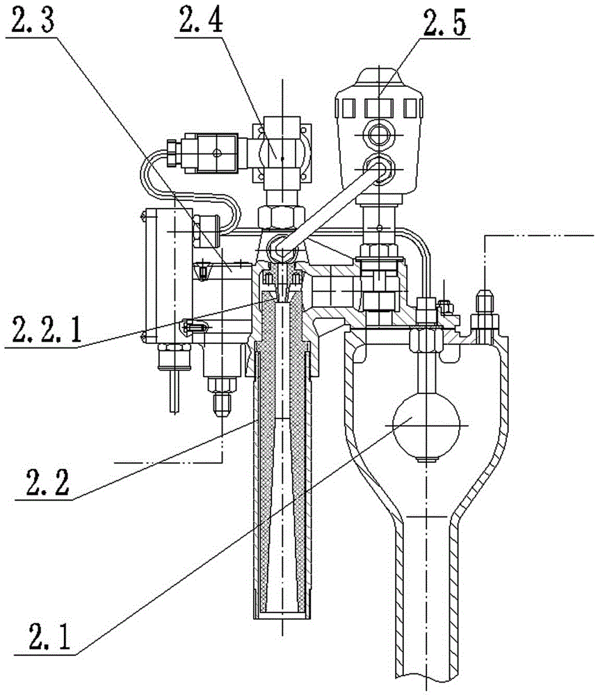 Self-controlled type self-absorption centrifugal pump for ship