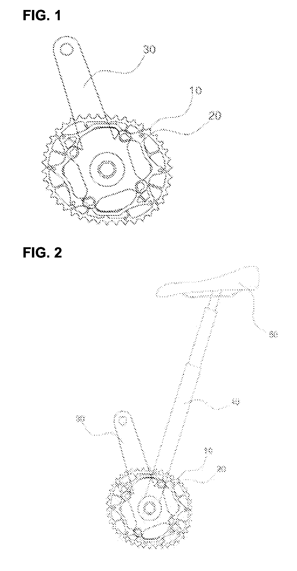 Asymmetric elliptical chain gear for a bicycle