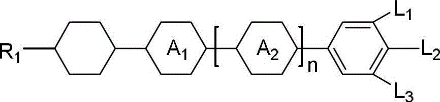 Twisted nematic first polar small liquid crystal composition