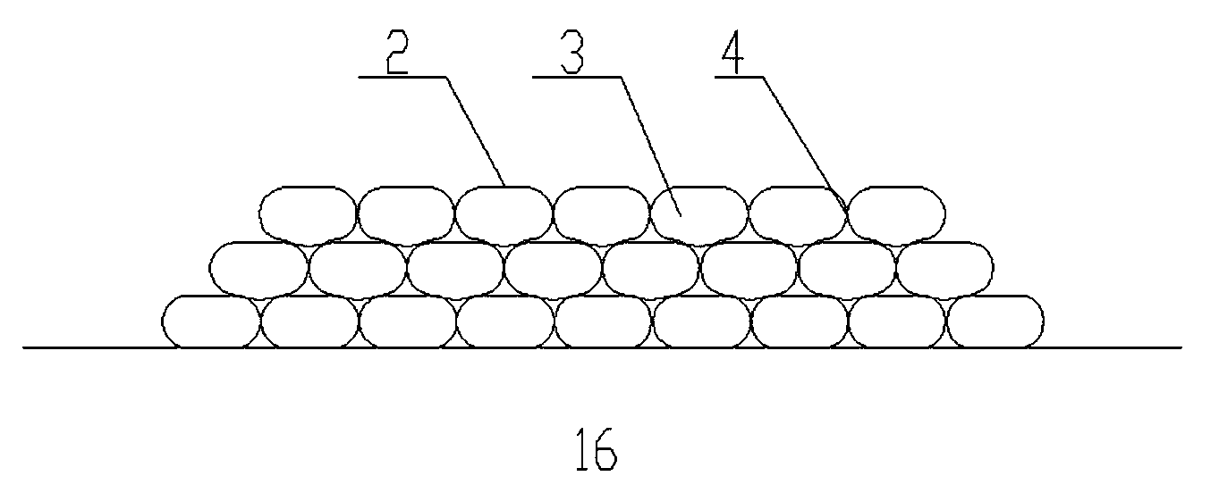 Method for filling dam by combining sludge-filled bags and vacuum preloading