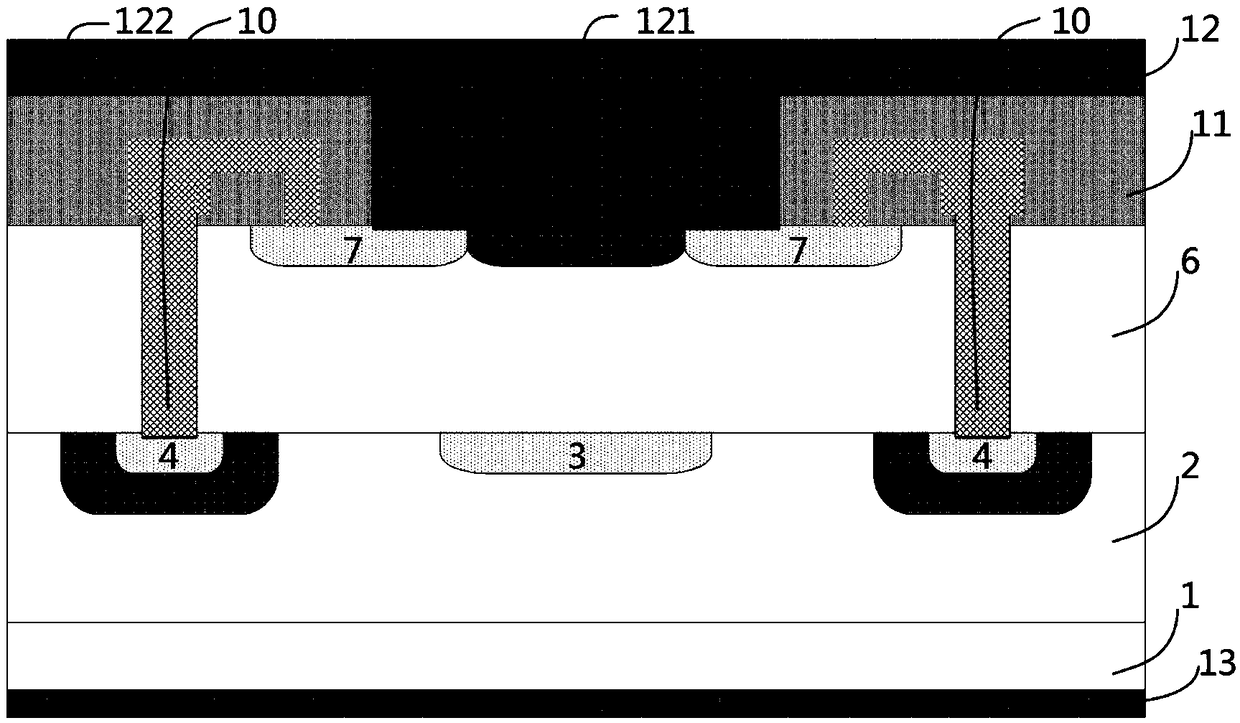 A current protection chip and a manufacturing method thereof