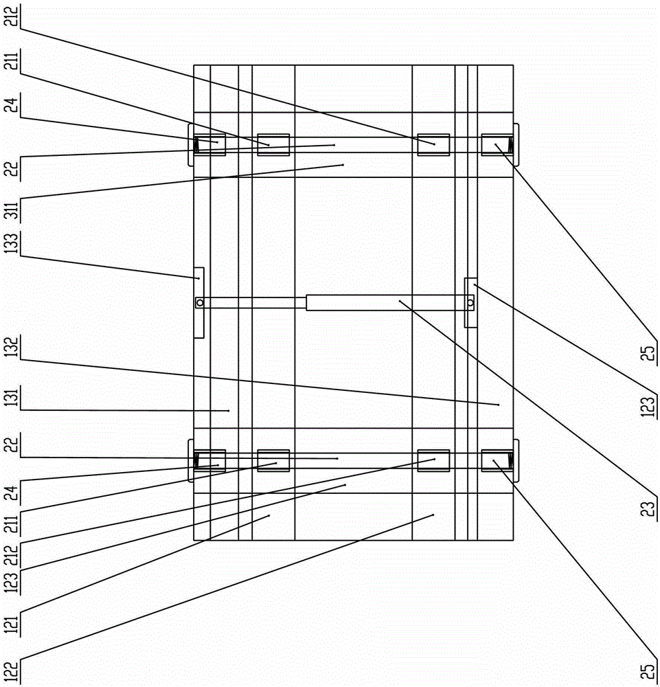 Cab lifting and descending adjustment device and cab lifting and descending adjustment method