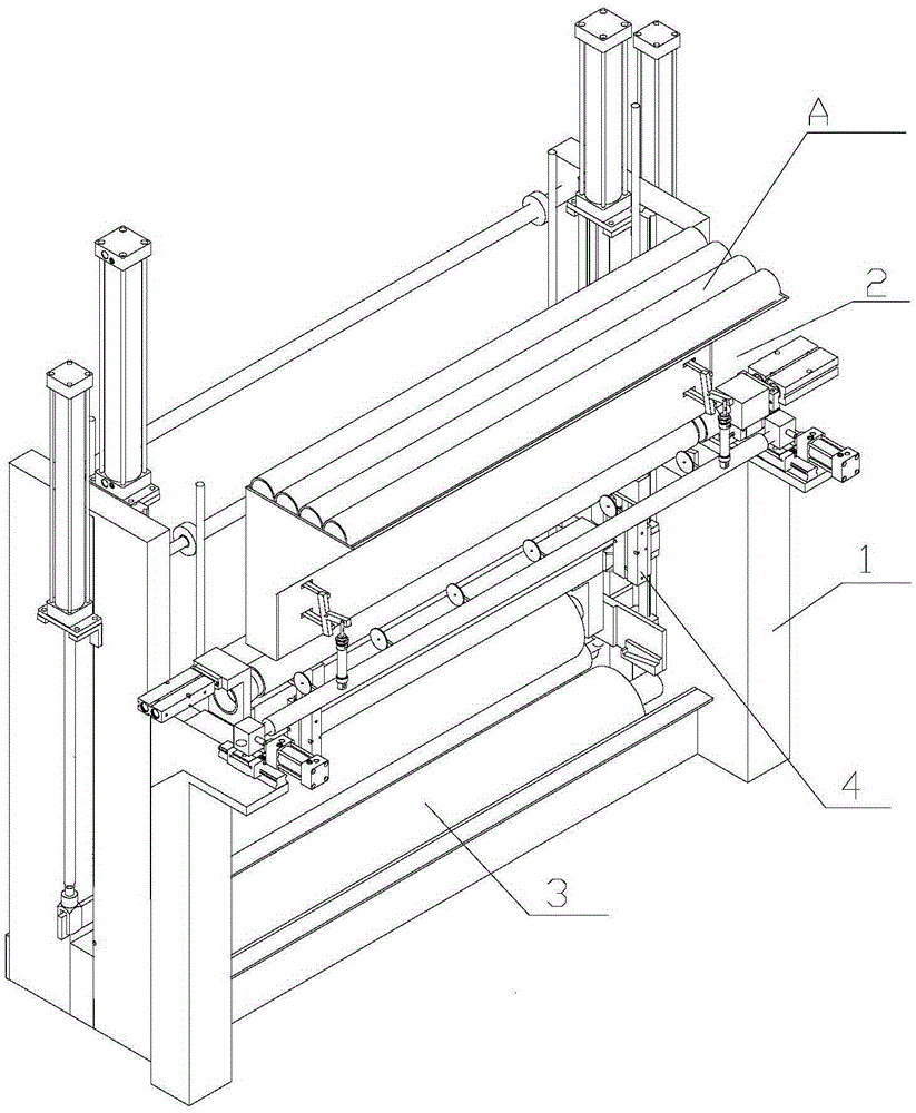 Slitting rewinder