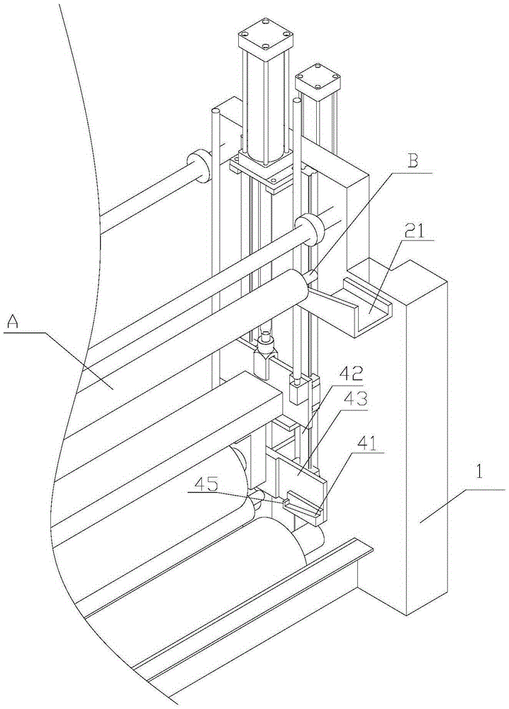 Slitting rewinder