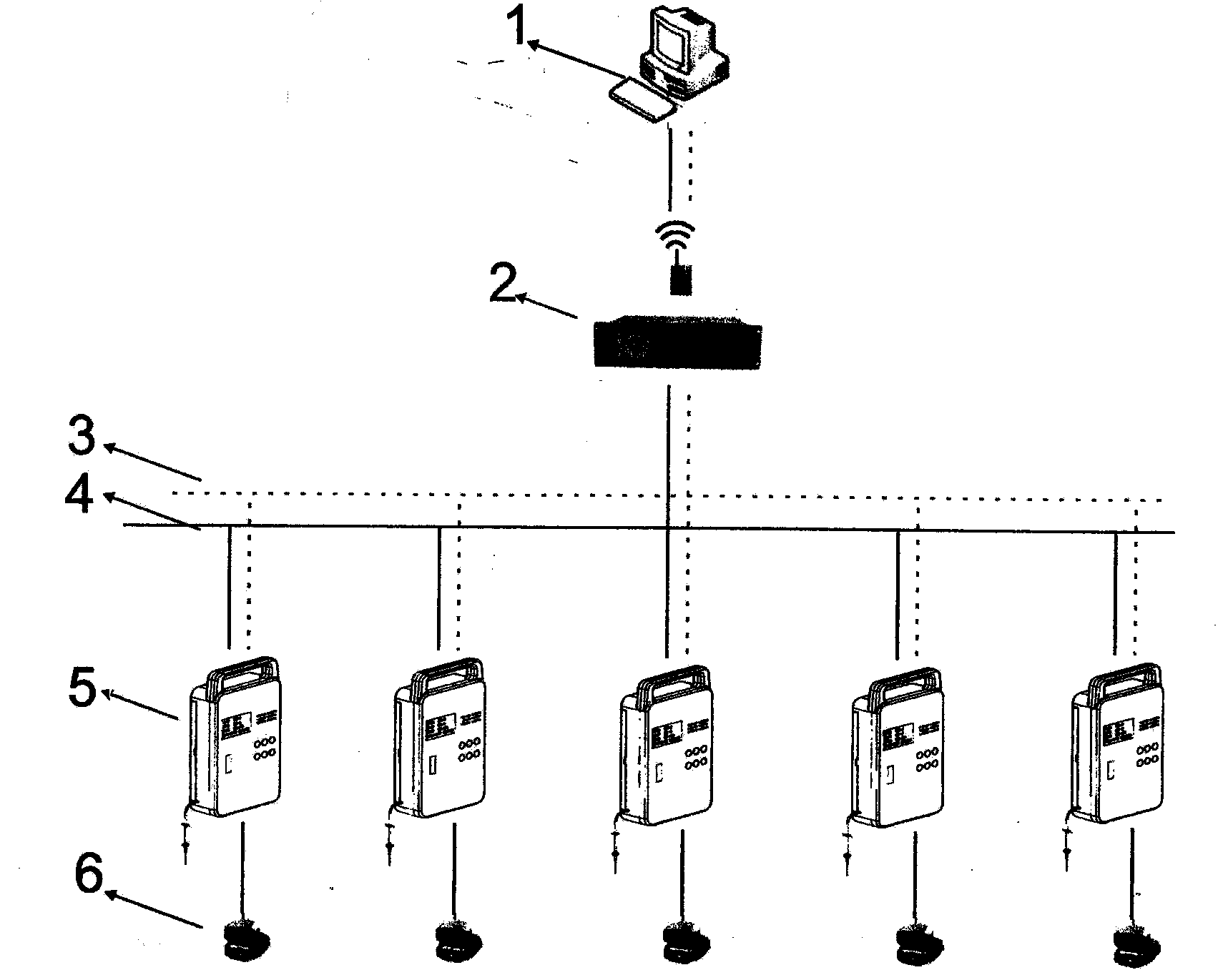 Remote-monitoring peristaltic pump transfusion system