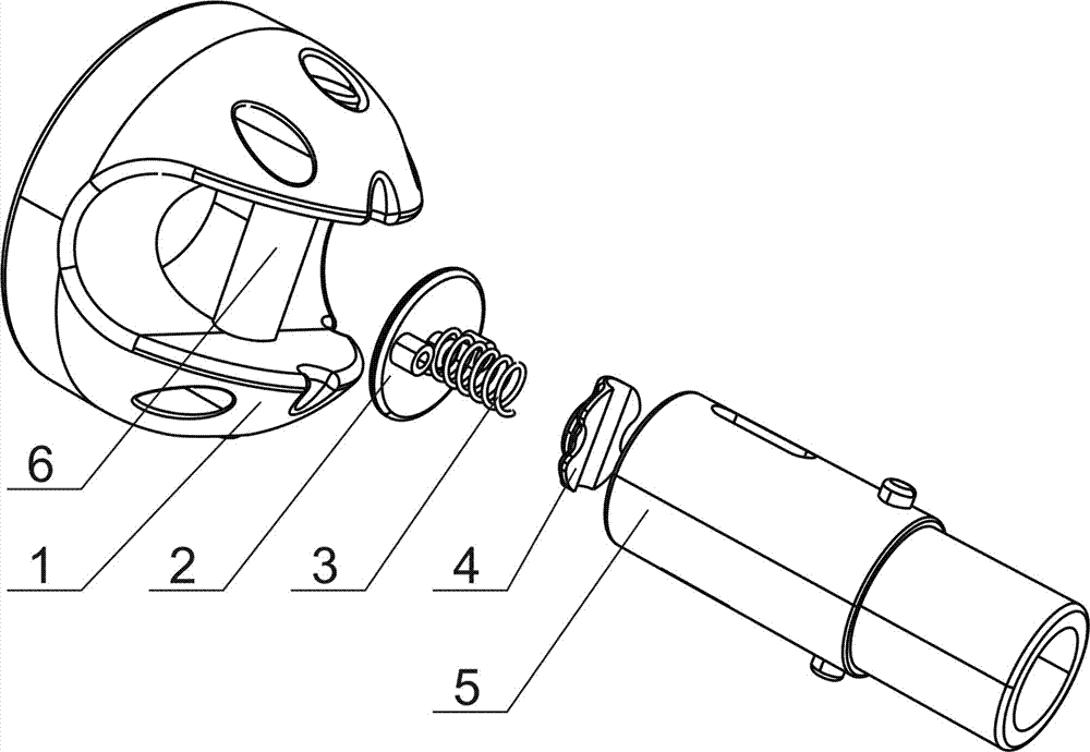 Hinge joint positioning device for tube