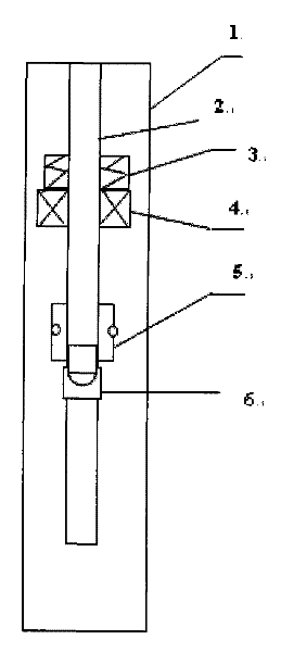 Single upper seal sand blasting perforation fracturing technology