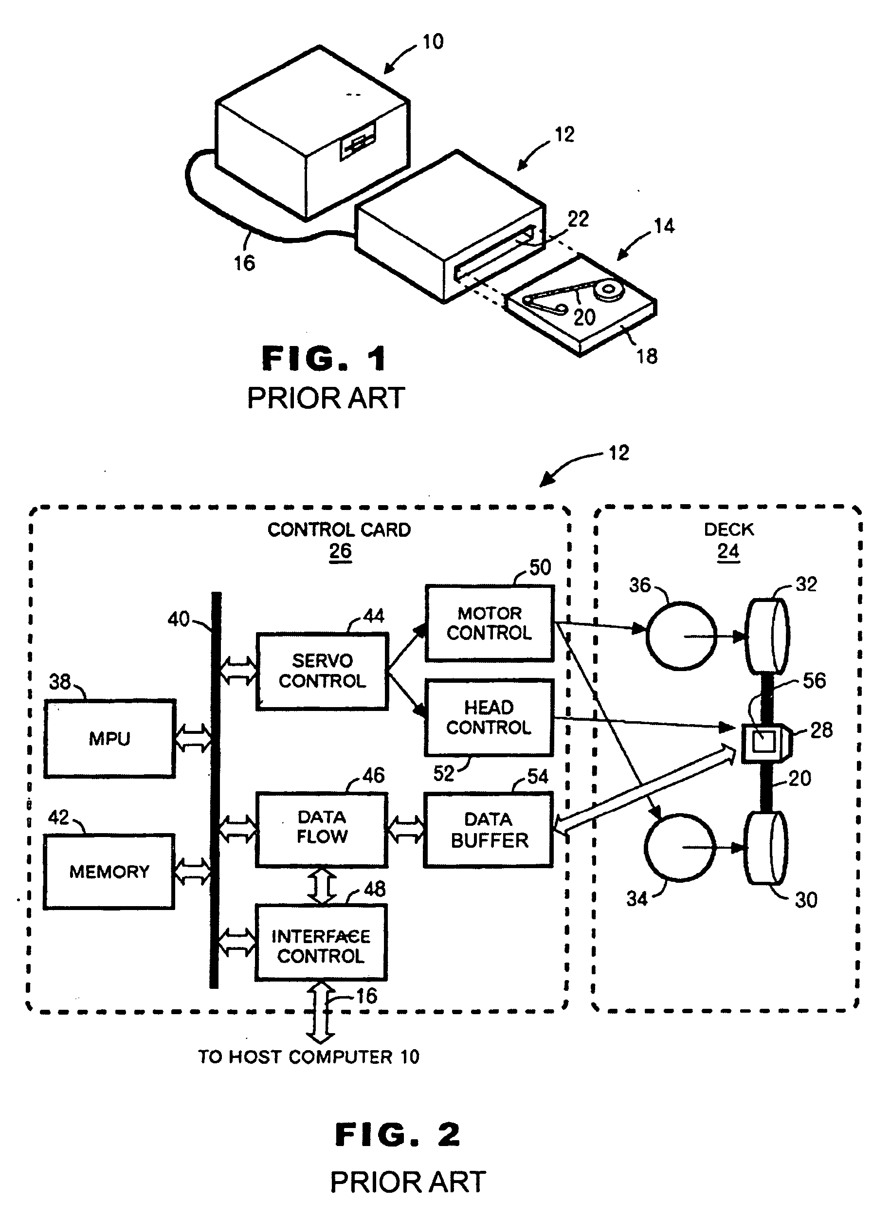 System and method for controlling the speed of a tape drive