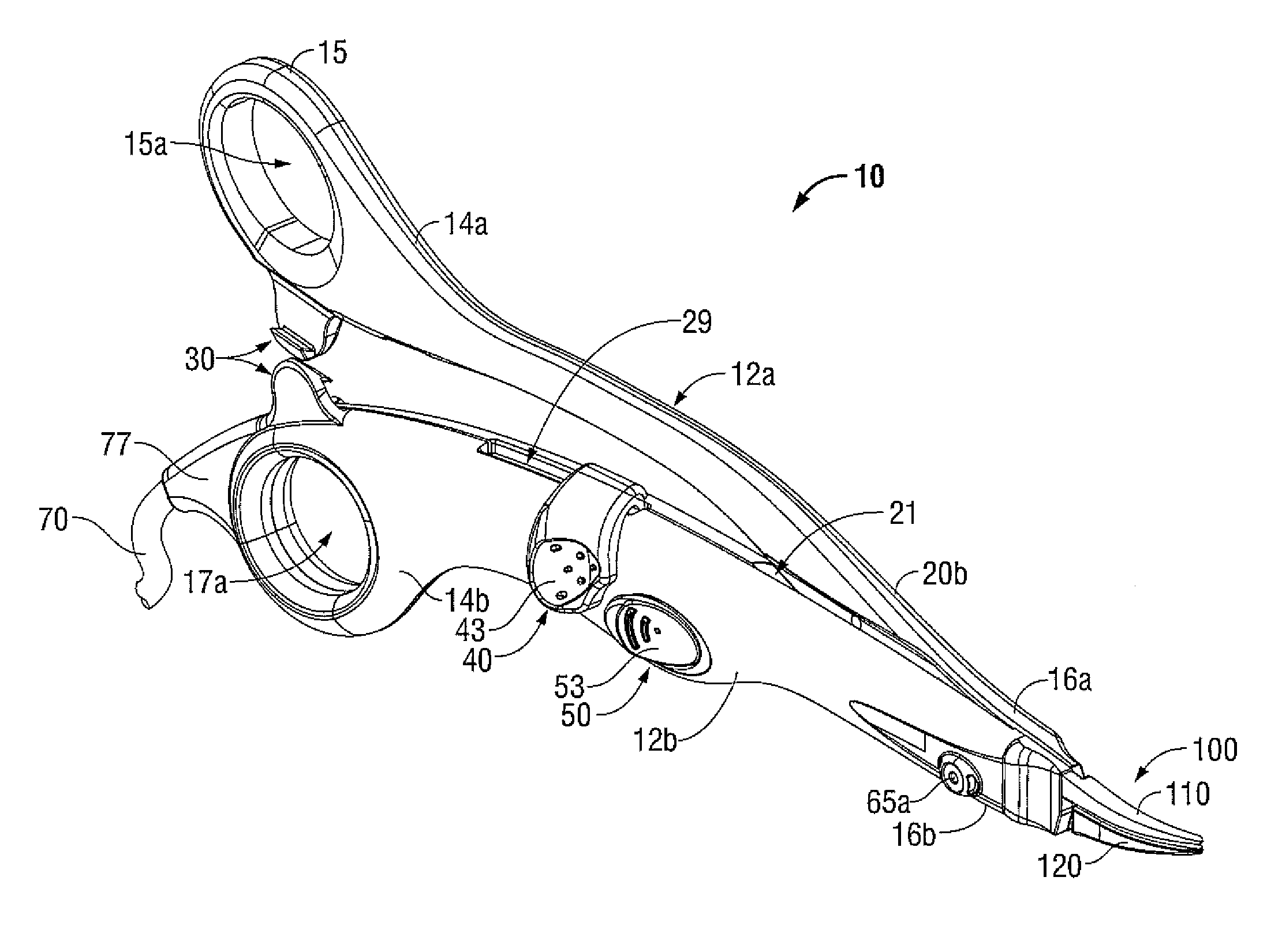 Open Vessel Sealing Instrument with Pivot Assembly