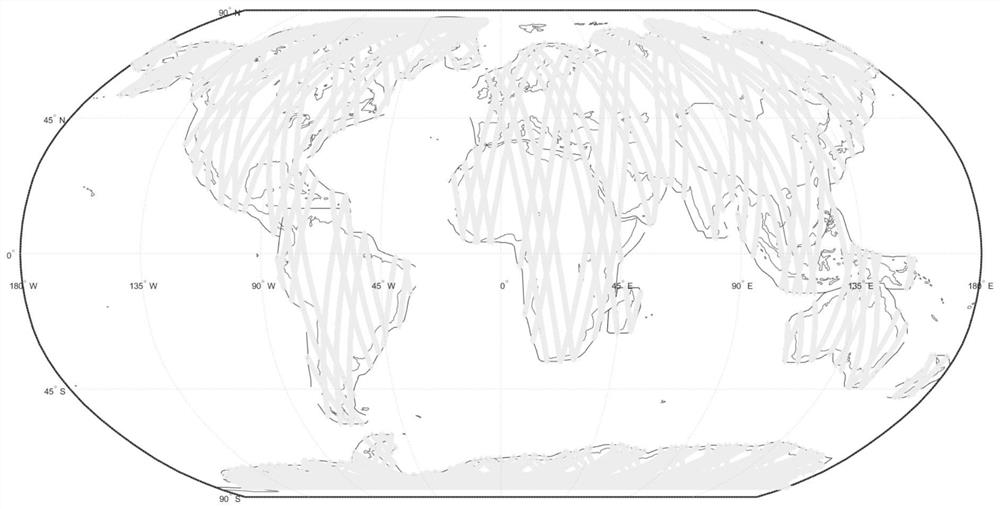 Subsatellite point earth surface attribute forecasting method based on earth surface model diagram