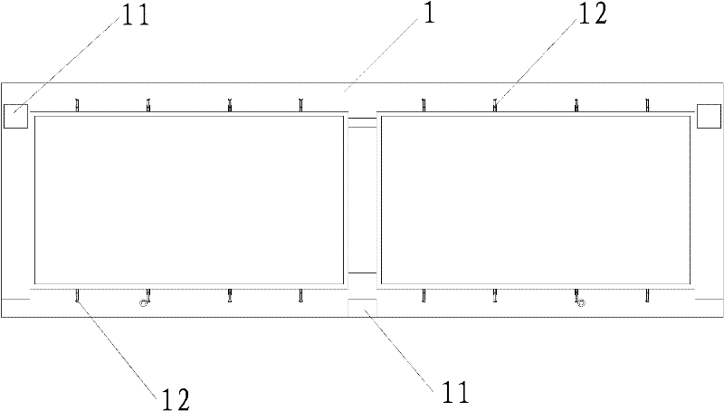 Solar panel composite building and construction method thereof