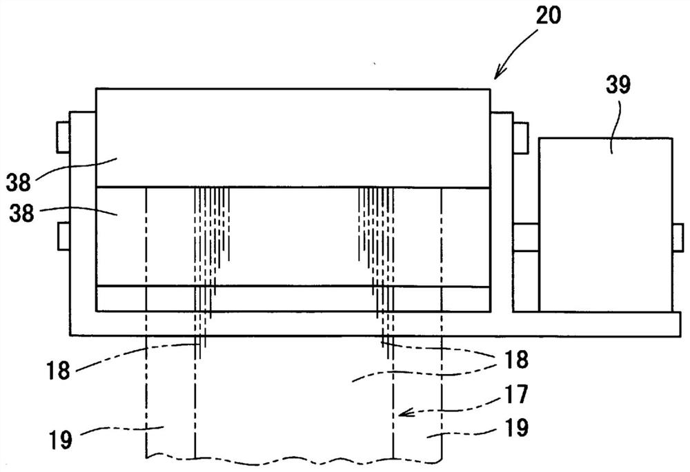 Compound paper yarn, compound paper yarn manufacturing device, and compound paper yarn manufacturing method