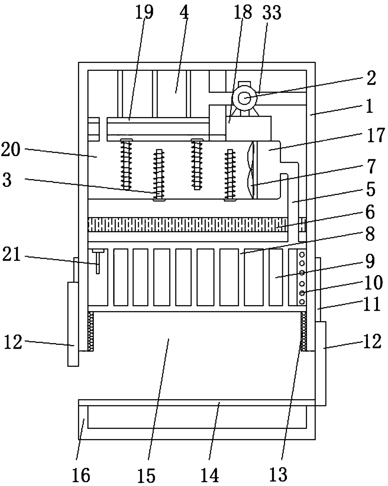 Drying-disinfection device