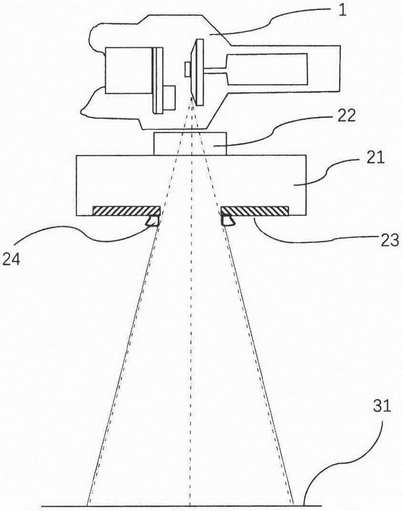 Positioning collimator of digital X-ray imaging system