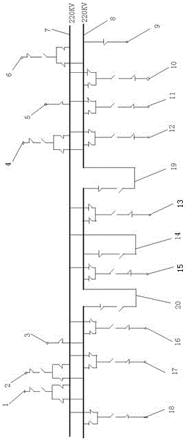 Wiring method for improving reliability of power supply system in aluminum electrolysis industry