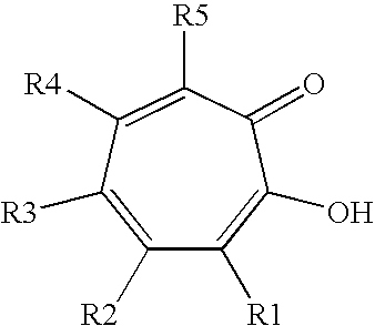 Synergistic mixtures of c6- to c12-alkanediols and tropolone (derivatives)