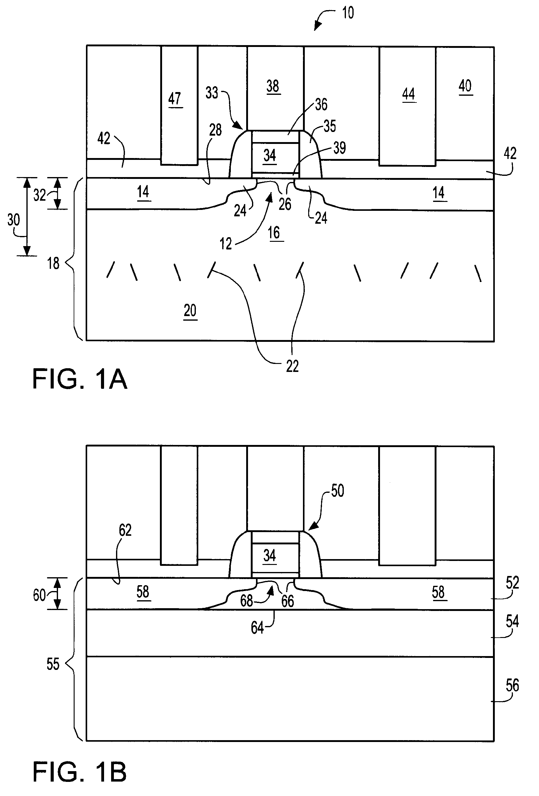 Method of fabricating a field effect transistor having improved junctions