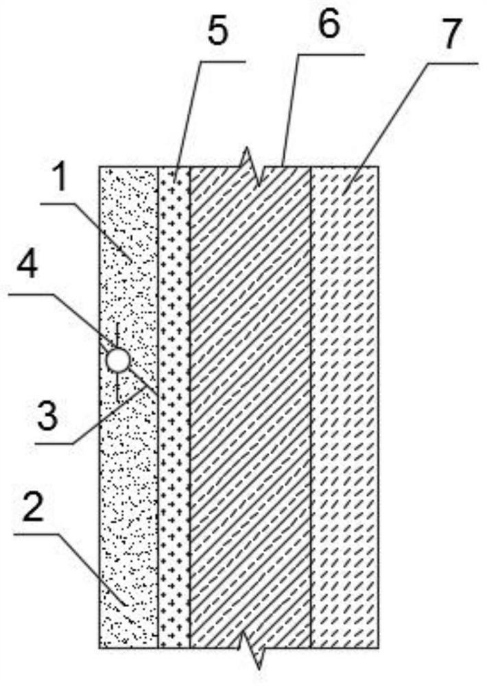 Single-layer well wall with grouting water stop connecting piece and construction method thereof