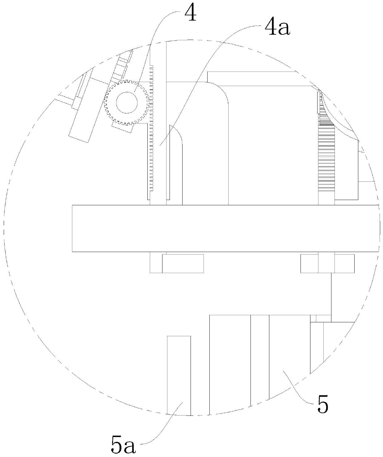 Automatic feeding and discharging device for motor rotor shaft machining