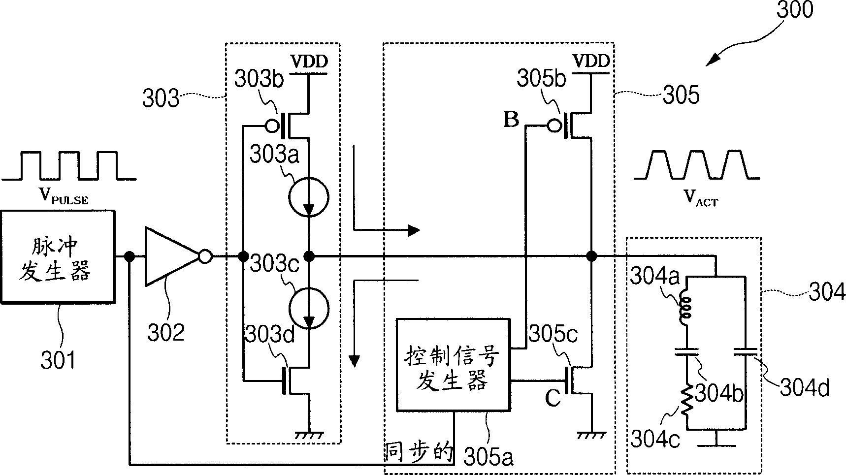 Piezo actuator driving circuit
