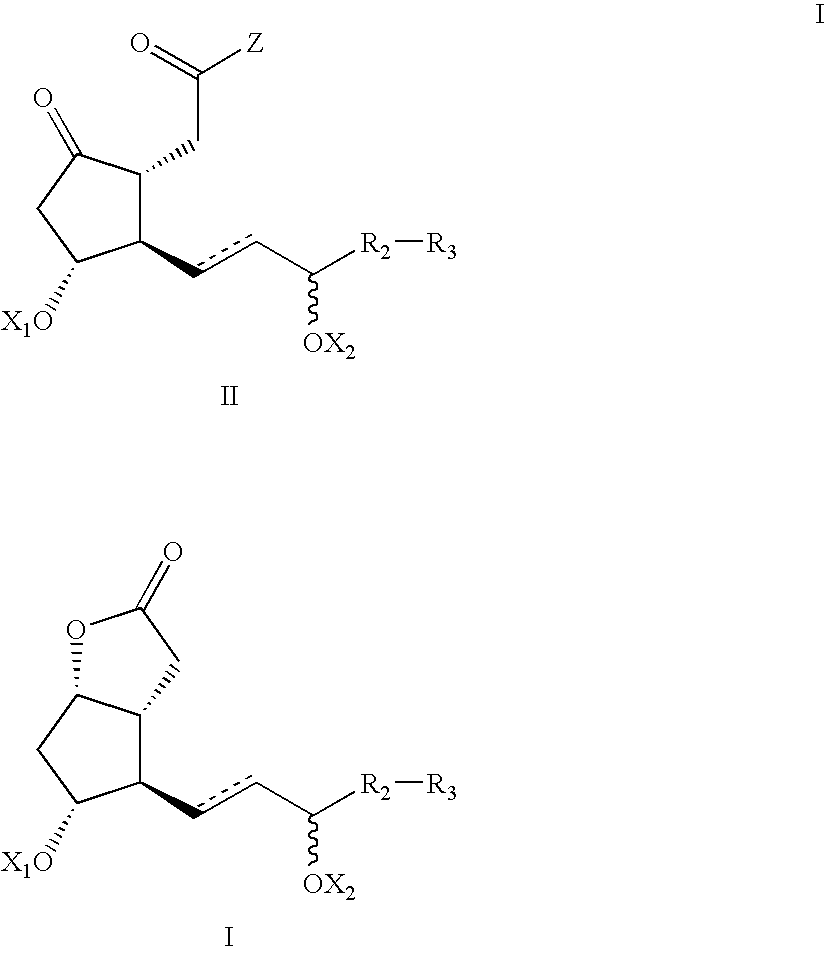 Processes and intermediates for the preparations of prostaglandins