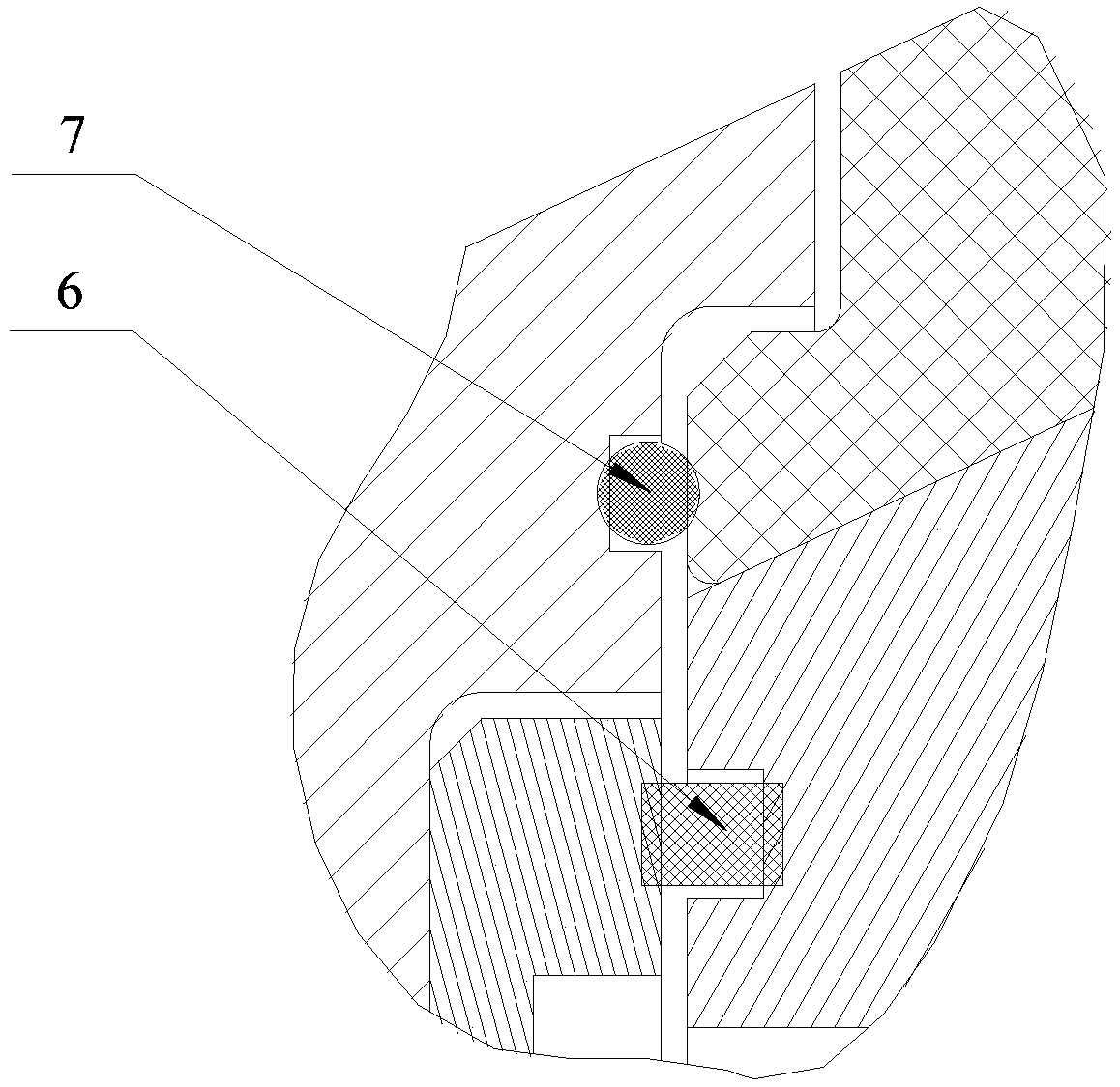 A terminal cap thermal resistance connecting device