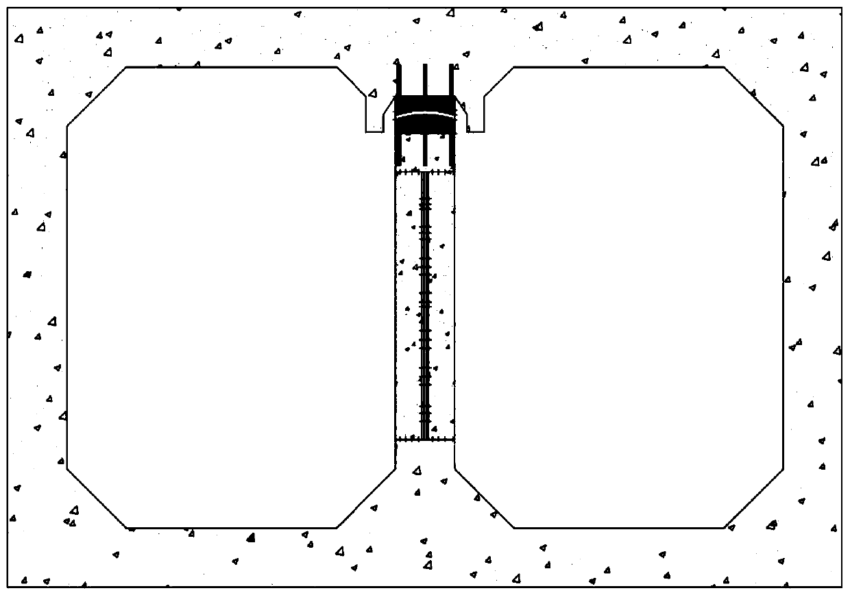 Self-resetting anti-seismic energy dissipation split column