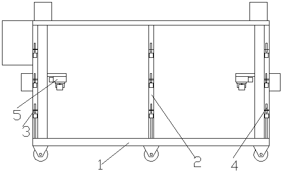 Special load bearing transferring storage vehicle for secondary frameworks