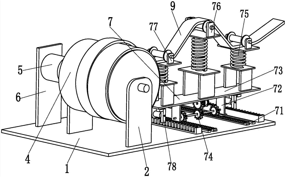 A cylindrical winding processing equipment for distribution network substation transformers