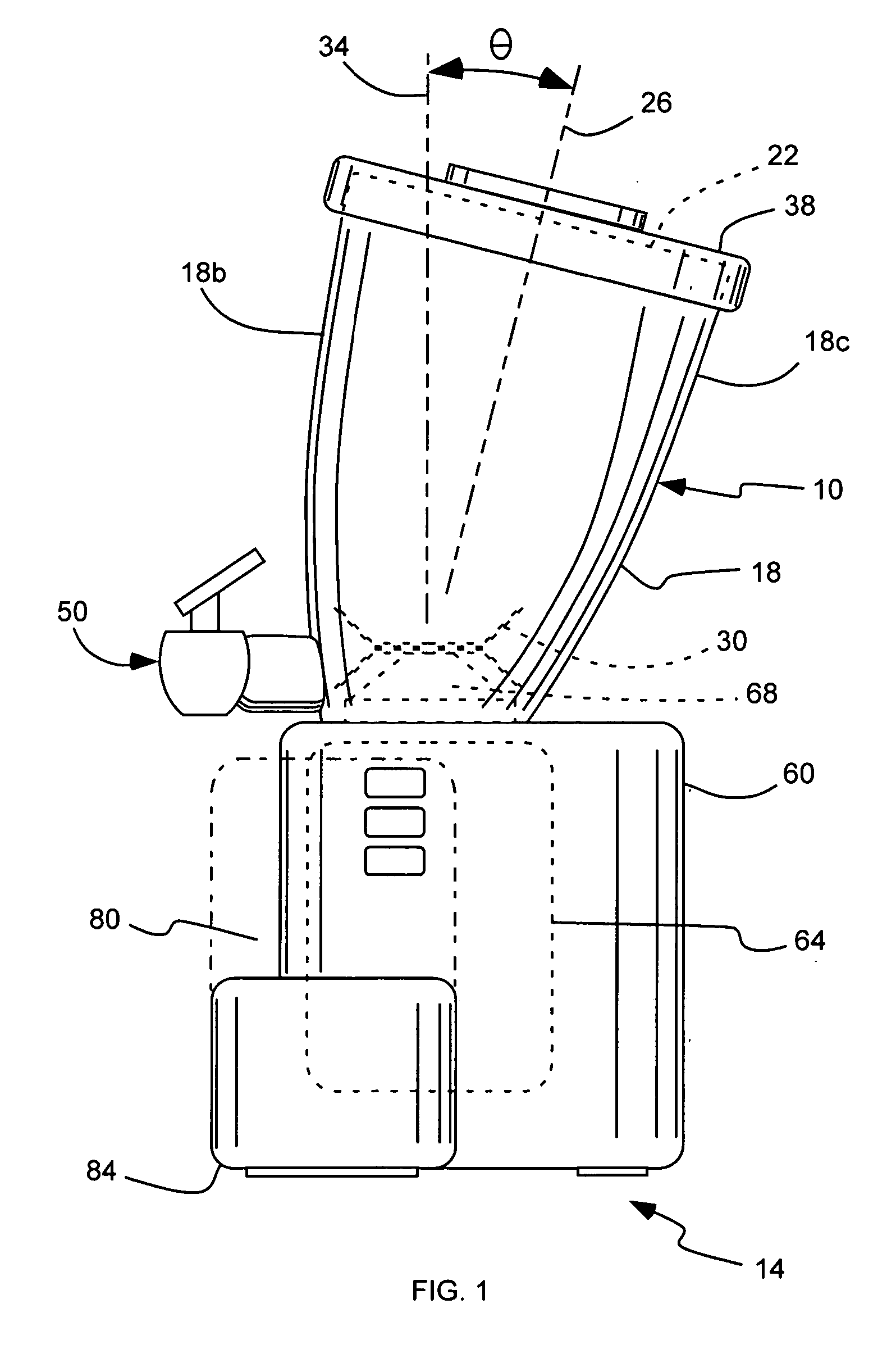 Off-axis goblet for food mixer