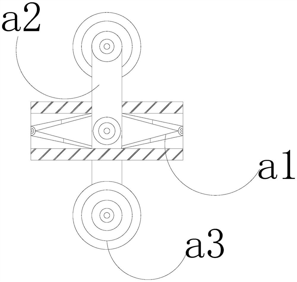 Self-supporting optical cable sheath extrusion die