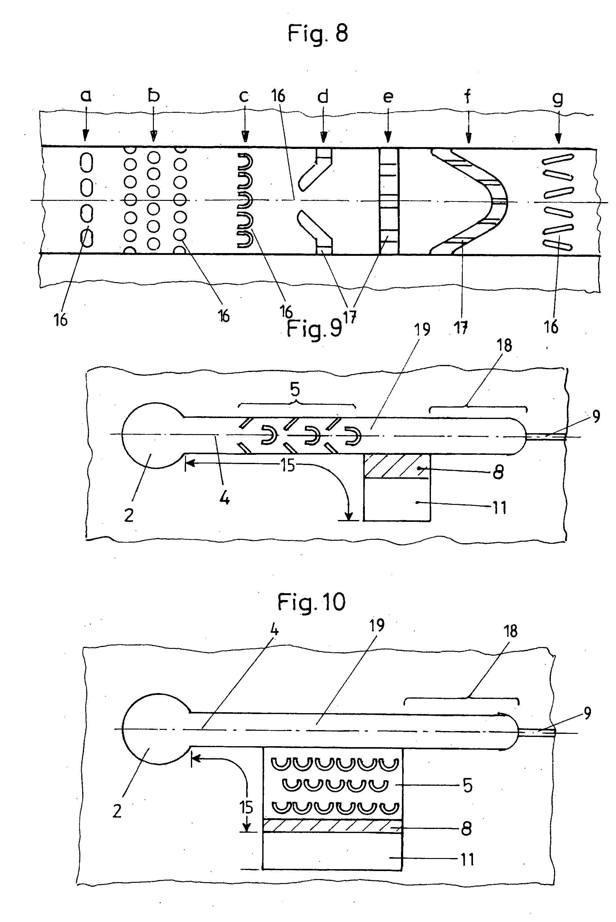 Microstructured separation device, and method for separating liquid components from a liquid containing particles