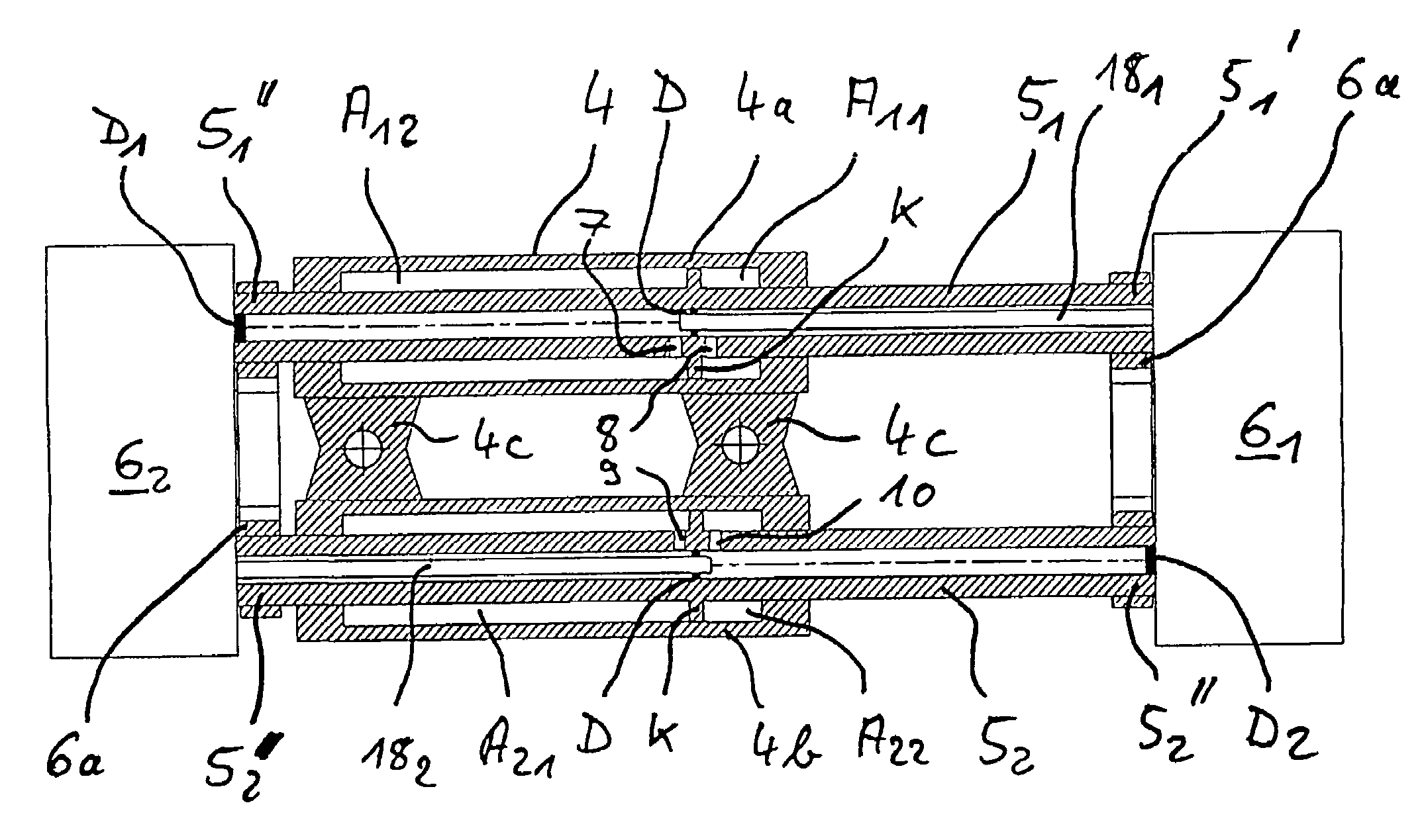 Dual-circuit steer-by-wire steering system comprising a common cradle