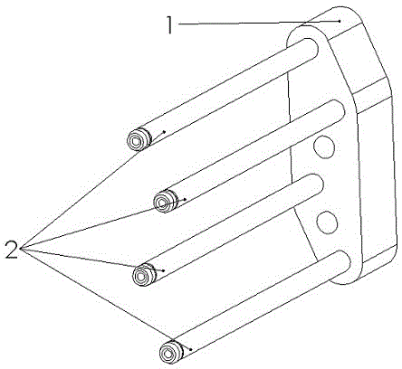 Warp knitting machine with novel yarn guiding device