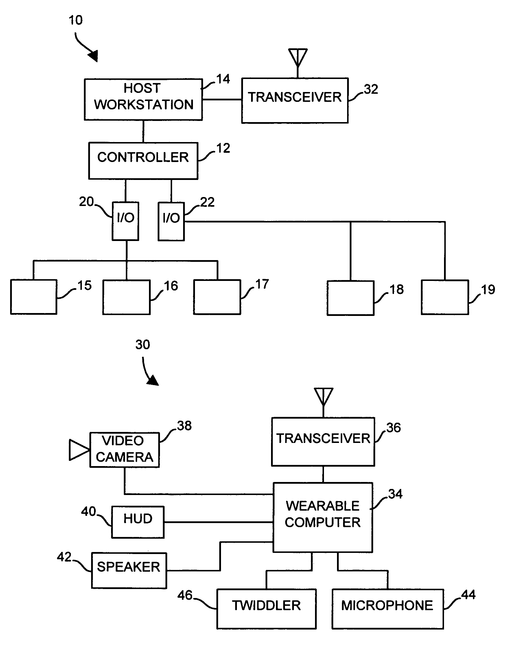 Wearable computer in a process control environment