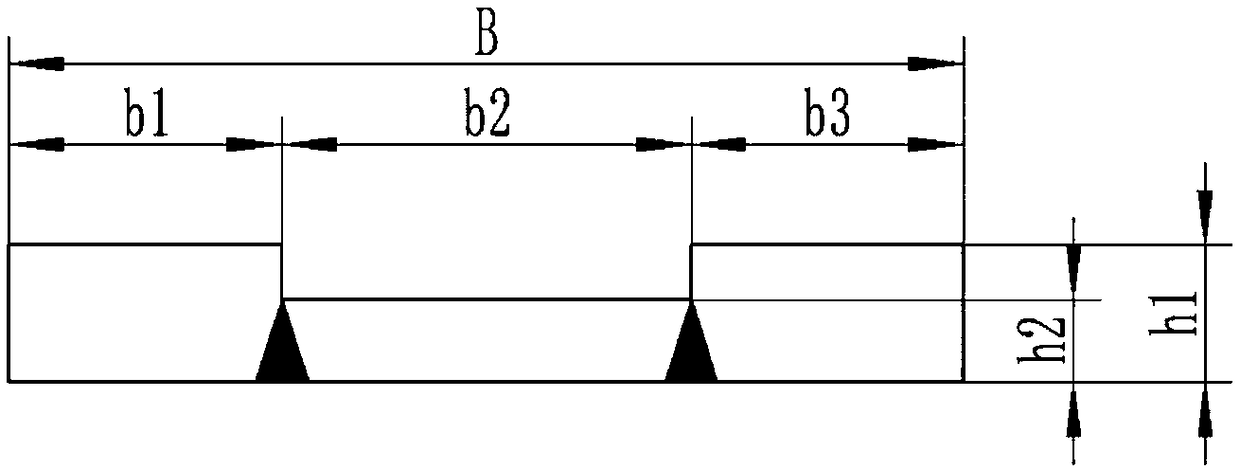 Rolling method for preventing transverse variable-thickness plate strips from generating defects