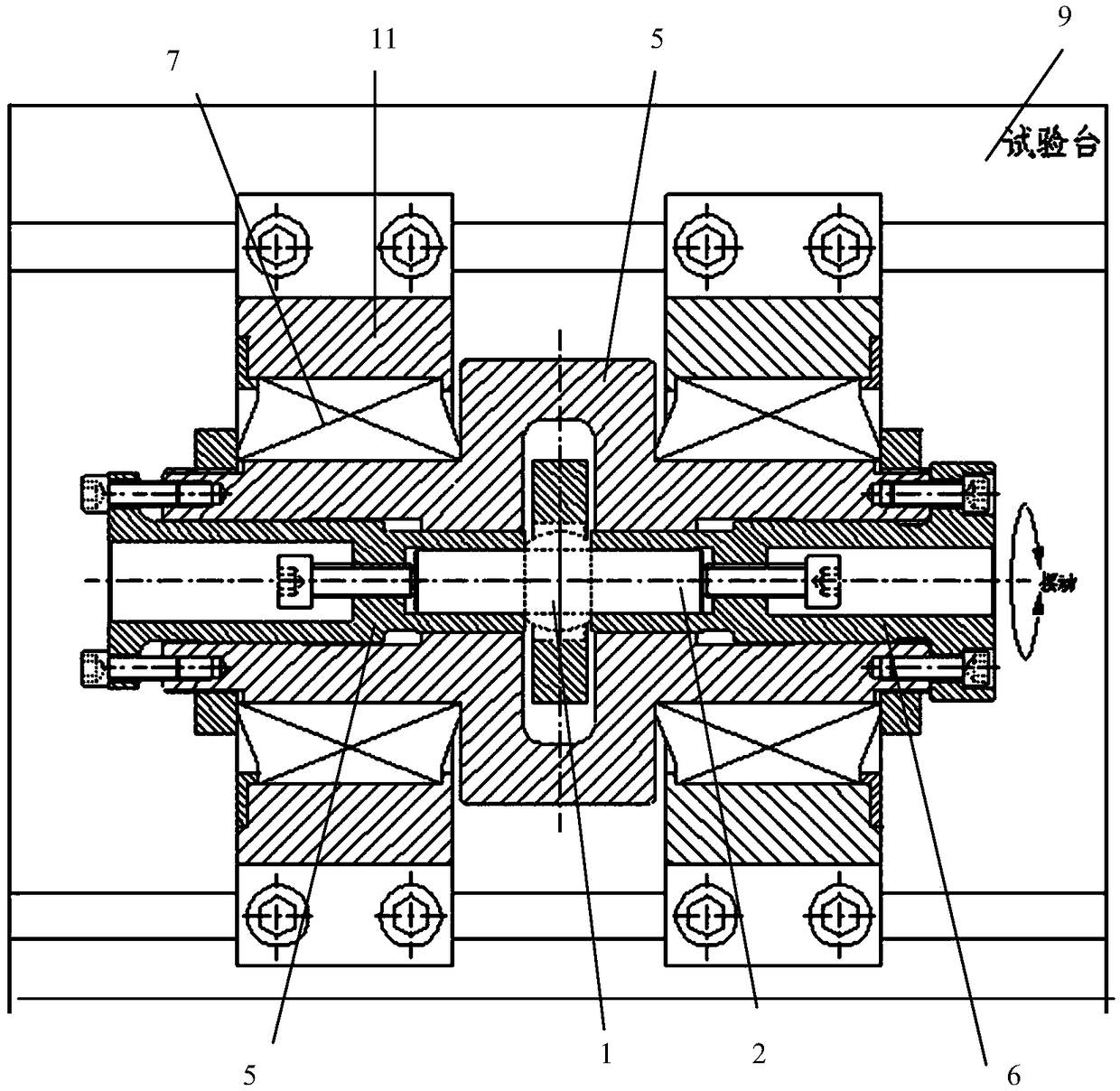 Joint bearing testing device