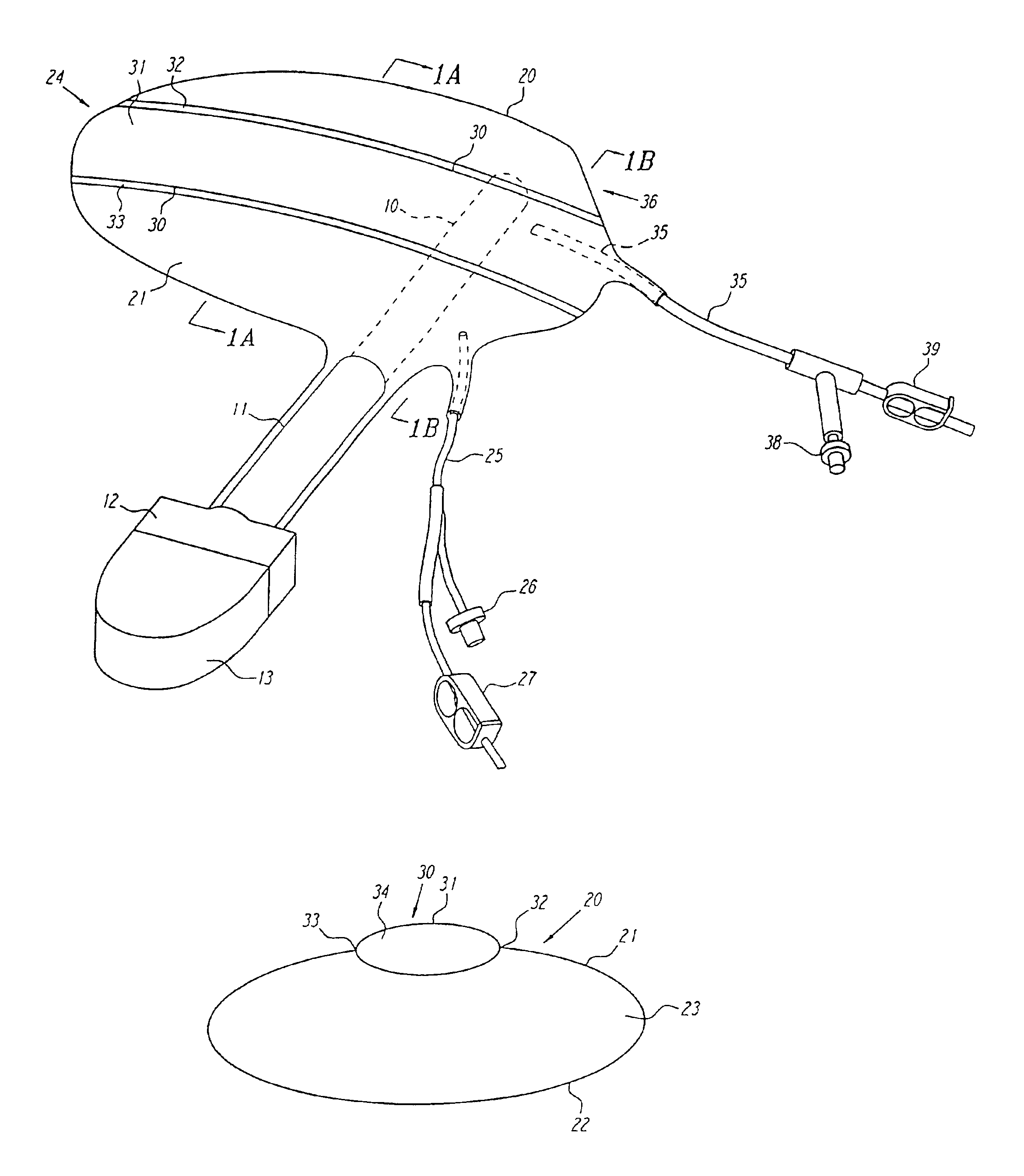 Method and apparatus for combined dissection and retraction