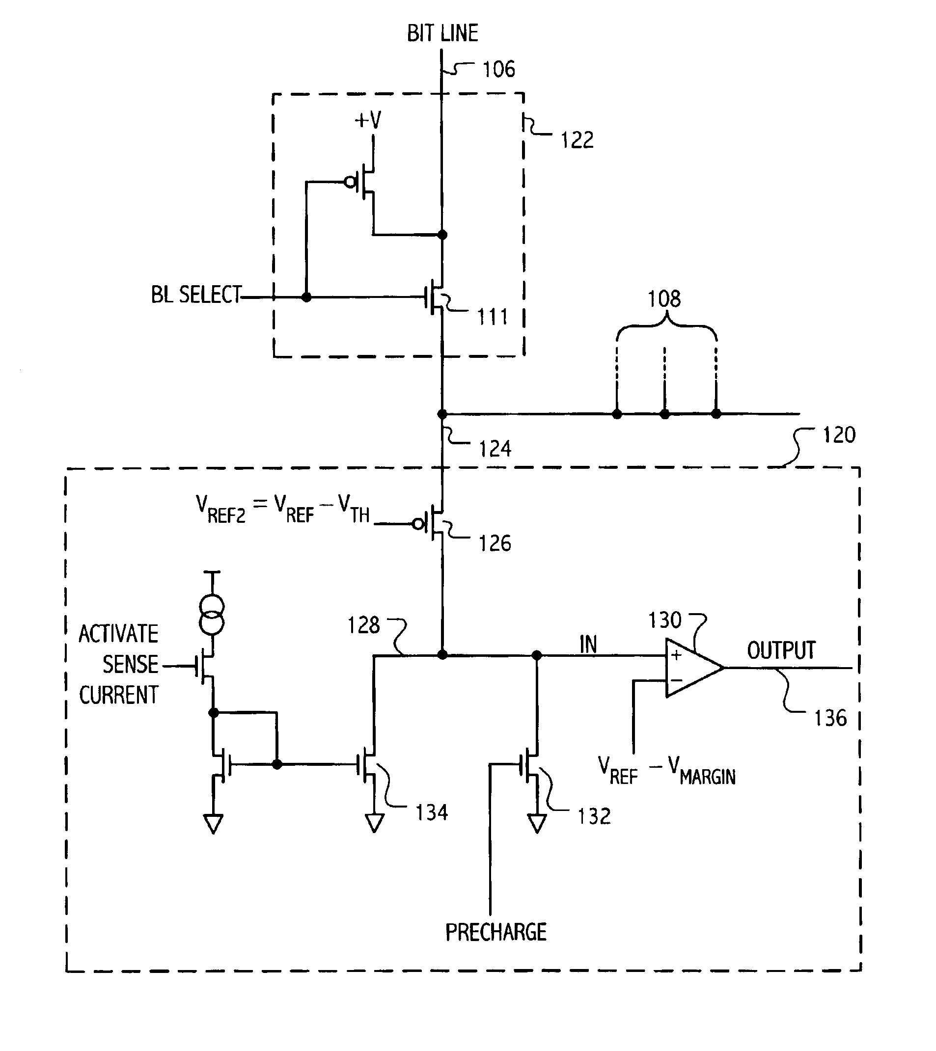 Current sensing method and apparatus particularly useful for a memory array of cells having diode-like characteristics