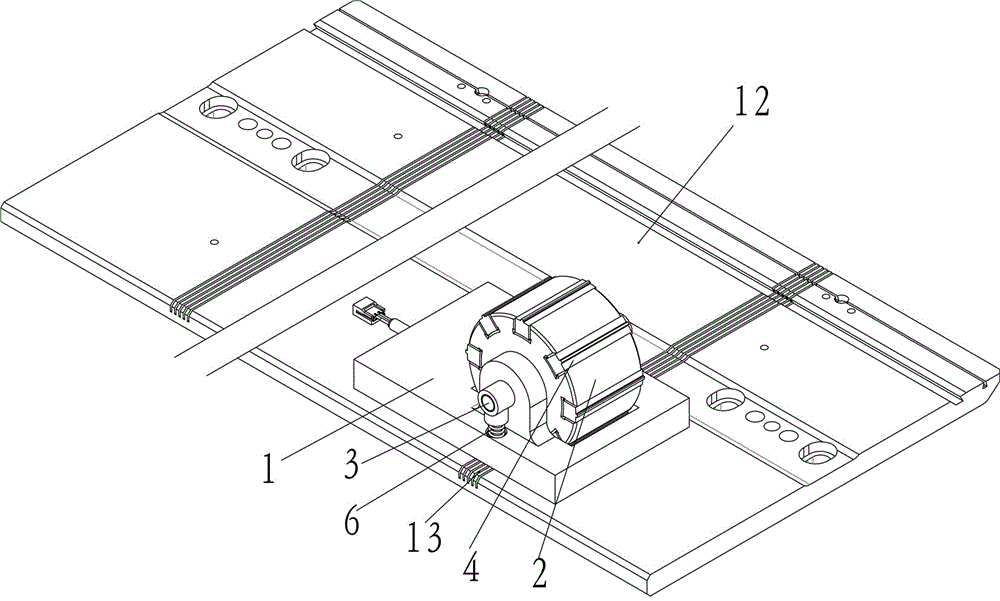 Needle Plate Insertion Groove Detecting Device in Flat Knitting Machine