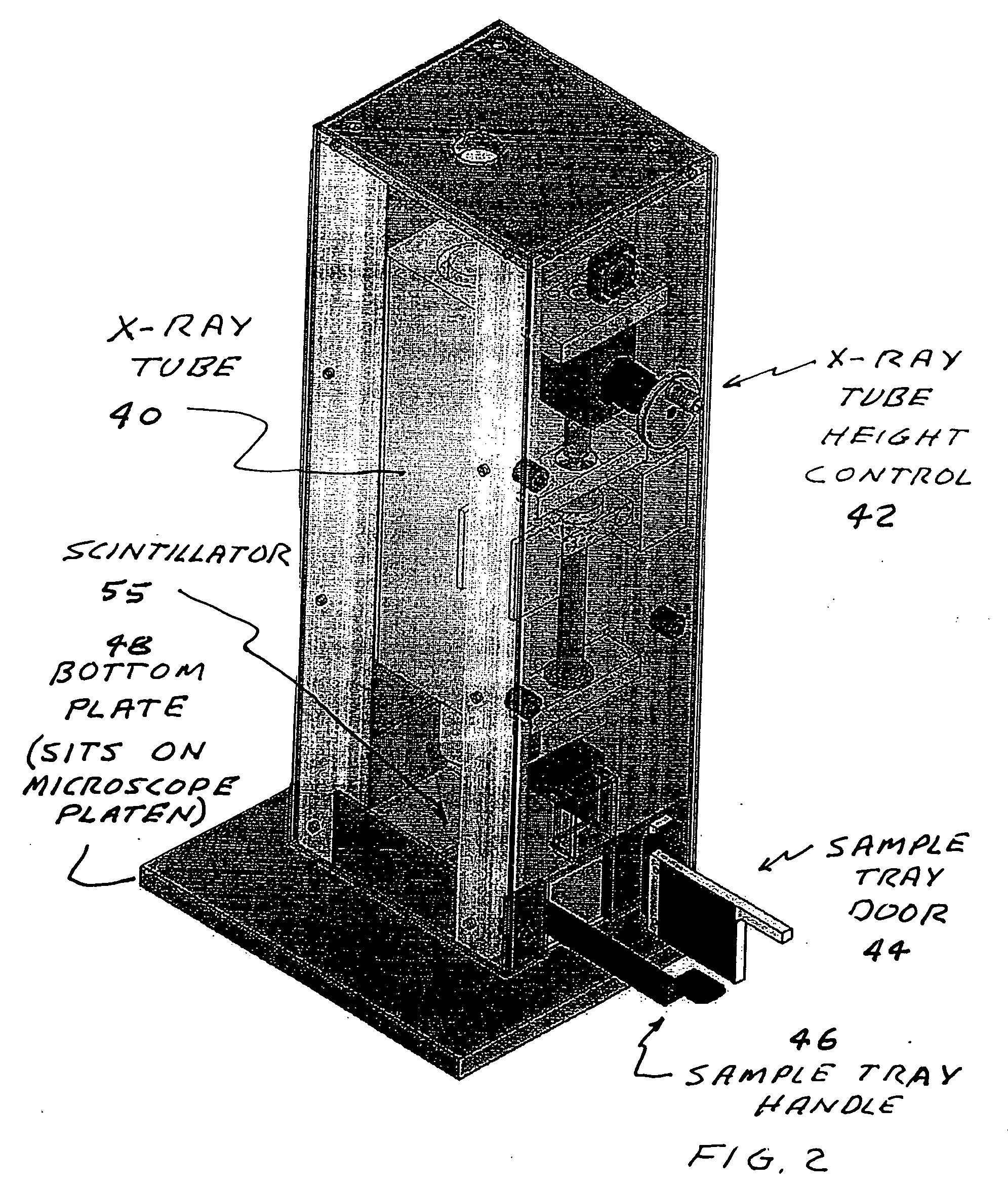 Scintillator-based micro-radiographic imaging device