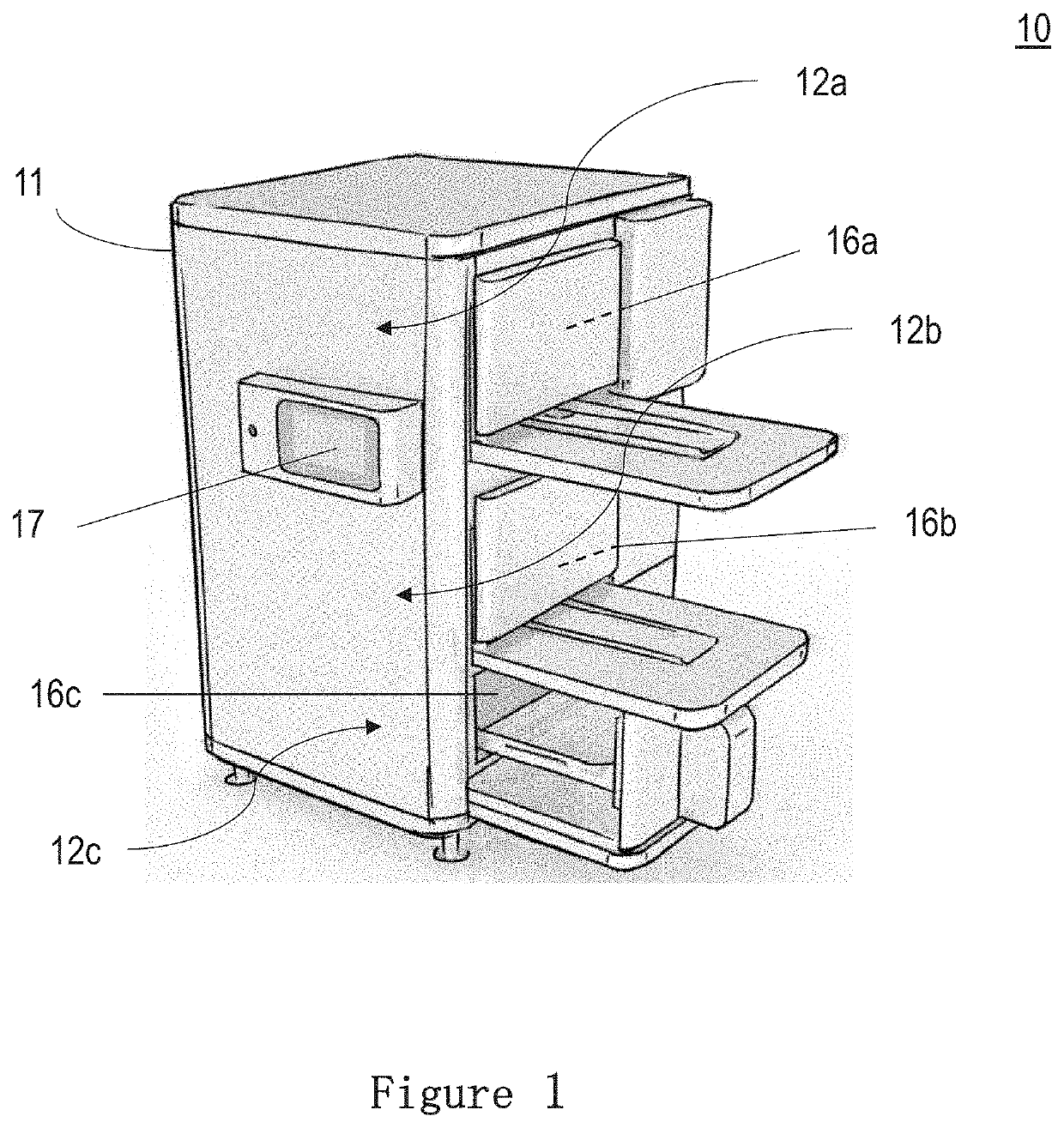 Modular cooking appliance having a grease shield