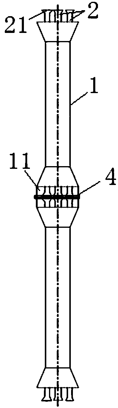 A tube bundle riser structure assembly