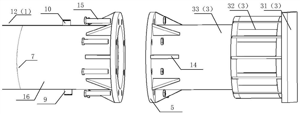 Inner support structure for reinforcing foundation pit support and construction method